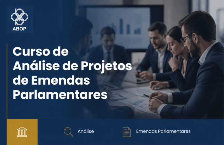 4º Curso de Análise de Projetos de Emendas Parlamentares – Turma Confirmada!